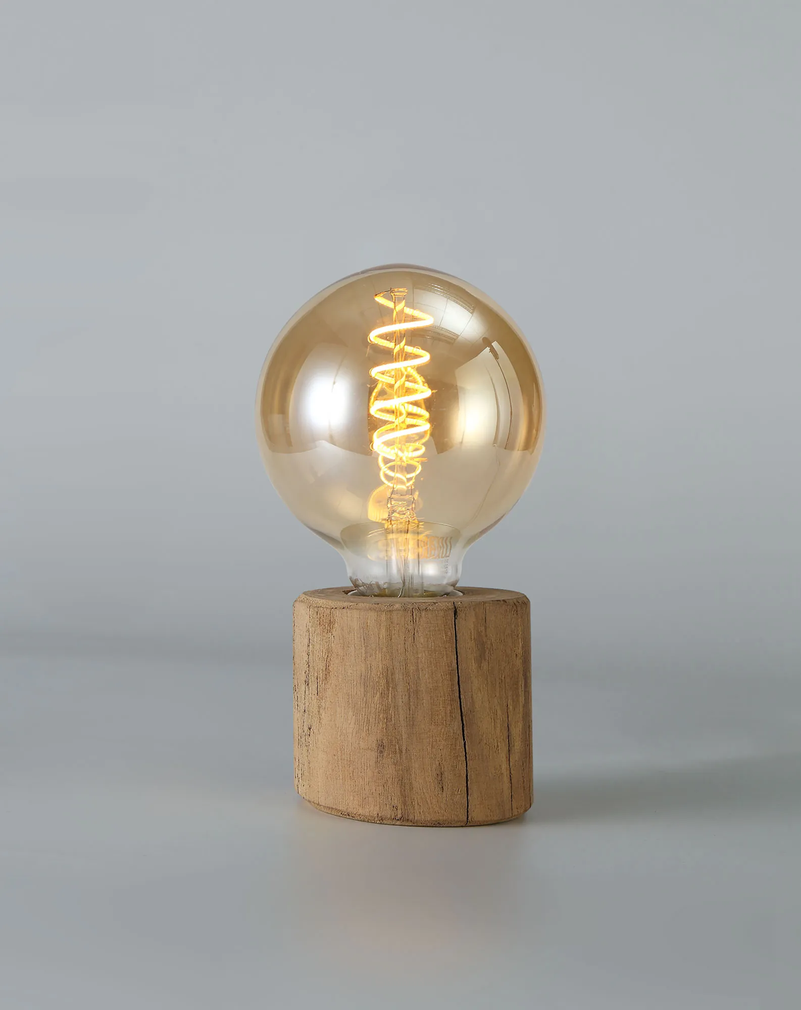 Aida 10cm Table Lamp 1 Light Wood D0559  Deco Aida